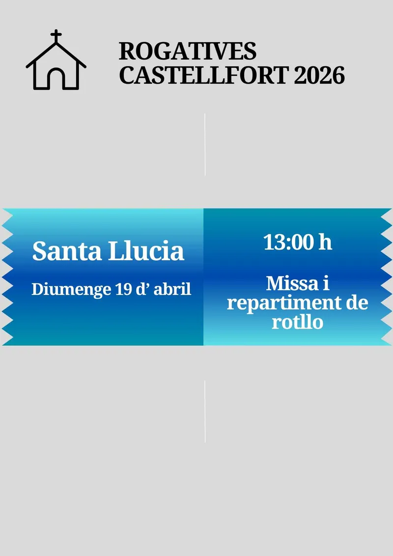 Castellfort celebra la tradicional romería de Santa Llúcia el 19 de abril
