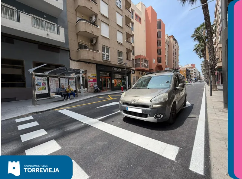 Torrevieja abre al tráfico la calle Ramón Gallud tras mejorar la evacuación de aguas pluviales