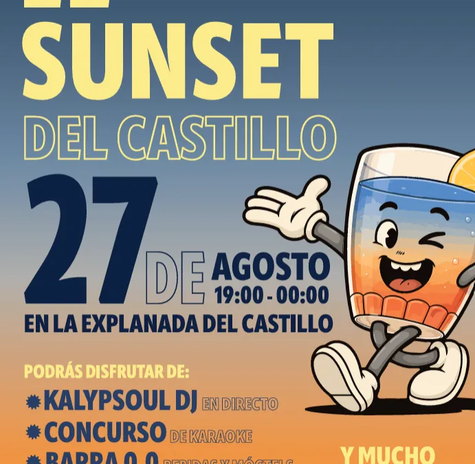 Villena celebra 'El Sunset del Castillo' con música y actividades sin alcohol antes de Moros y Cristianos