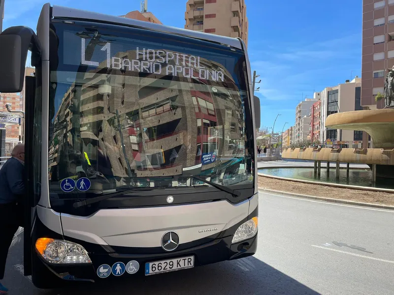 El 'Búho bus' de Lorca ofrecerá transporte gratuito al centro y pedanías durante la Feria