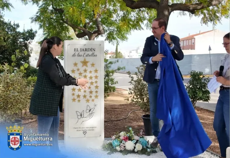 Miguelturra inaugura el 'Jardín de las Estrellas' para el recuerdo de bebés fallecidos