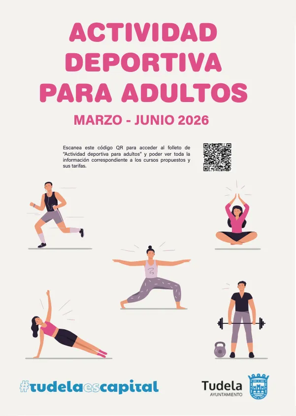 Tudela lanza su programa de actividades deportivas para adultos