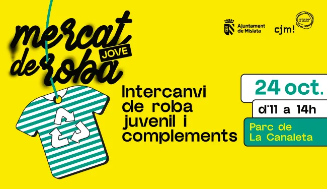 Mislata organiza un mercado de intercambio de ropa juvenil en octubre