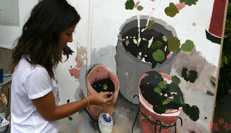 Patricia Rivero Moreno, artista ubriqueña, reconocida en certámenes de pintura nacionales