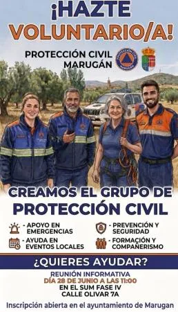 Marugán busca voluntarios para su nueva Agrupación de Protección Civil