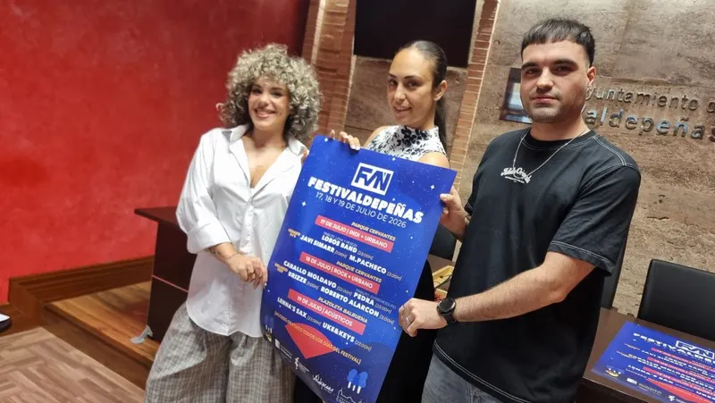 Valdepeñas acoge Festivaldepeñas con tributos a Extremoduro, Leiva y Pereza del 17 al 19 de julio
