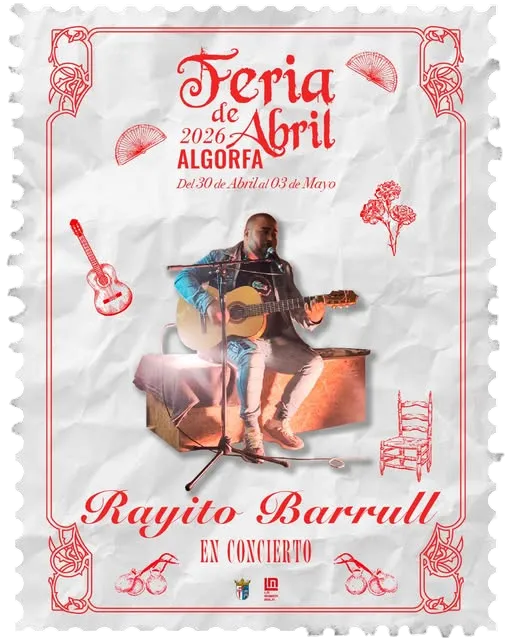 Rayito Barrull actuará gratis en la Feria de Abril de Algorfa el 1 de mayo