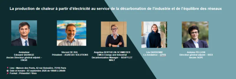 Debate sobre la producción de calor eléctrico para la descarbonización industrial