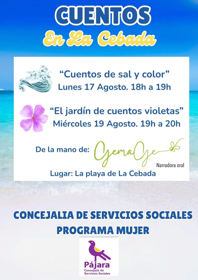 Pájara acerca la lectura a la playa de La Cebada con cuentacuentos para todos los públicos