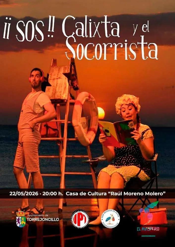 Torrejoncillo celebra el Día del Libro con la obra de teatro familiar '¡SOS! Calixta y el Socorrista'