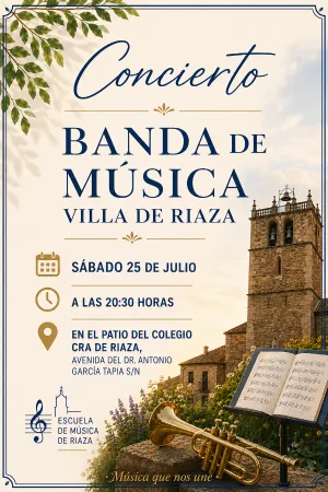 La Escuela de Música 'Riaza al compás' ofrece concierto gratuito este sábado