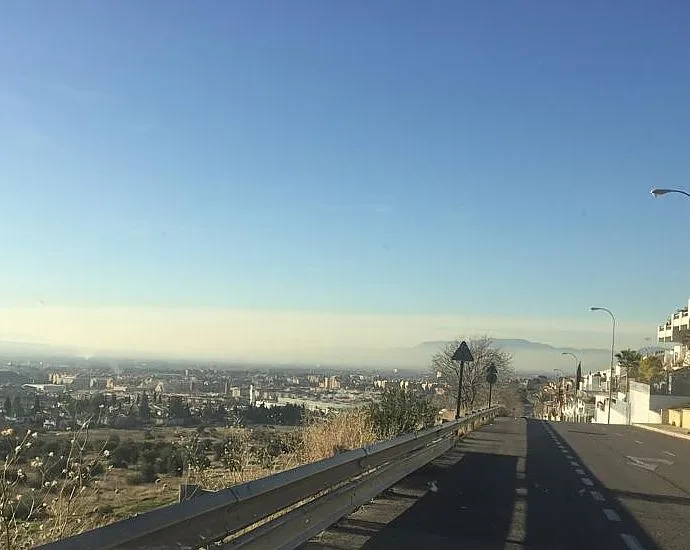 Granada registra una notable intrusión de polvo sahariano