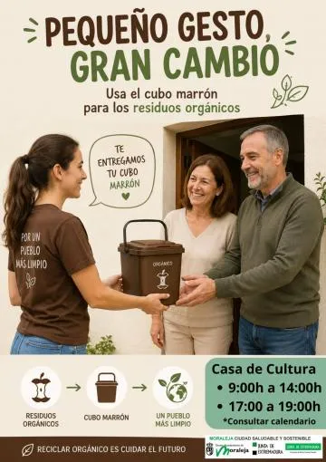 Moraleja reparte kits para la recogida de materia orgánica obligatoria