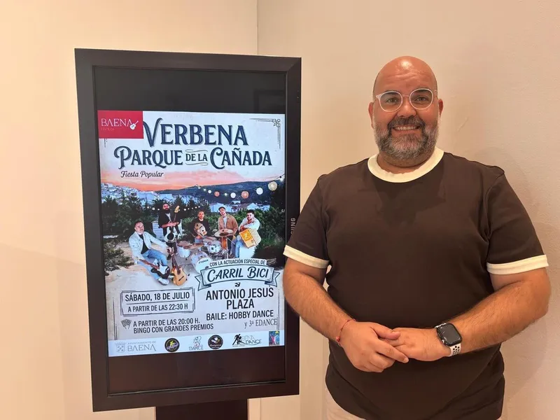 Baena celebra la verbena del Parque de la Cañada el 18 de julio con música y sorteos