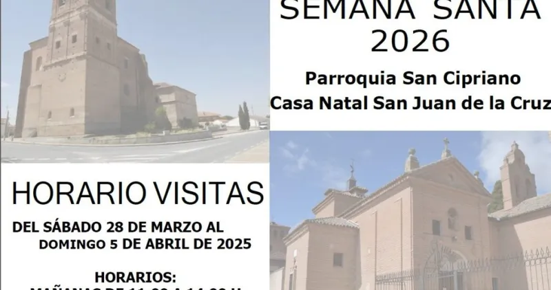 Fontiveros abre la Parroquia y la Casa Natal de San Juan de la Cruz en Semana Santa