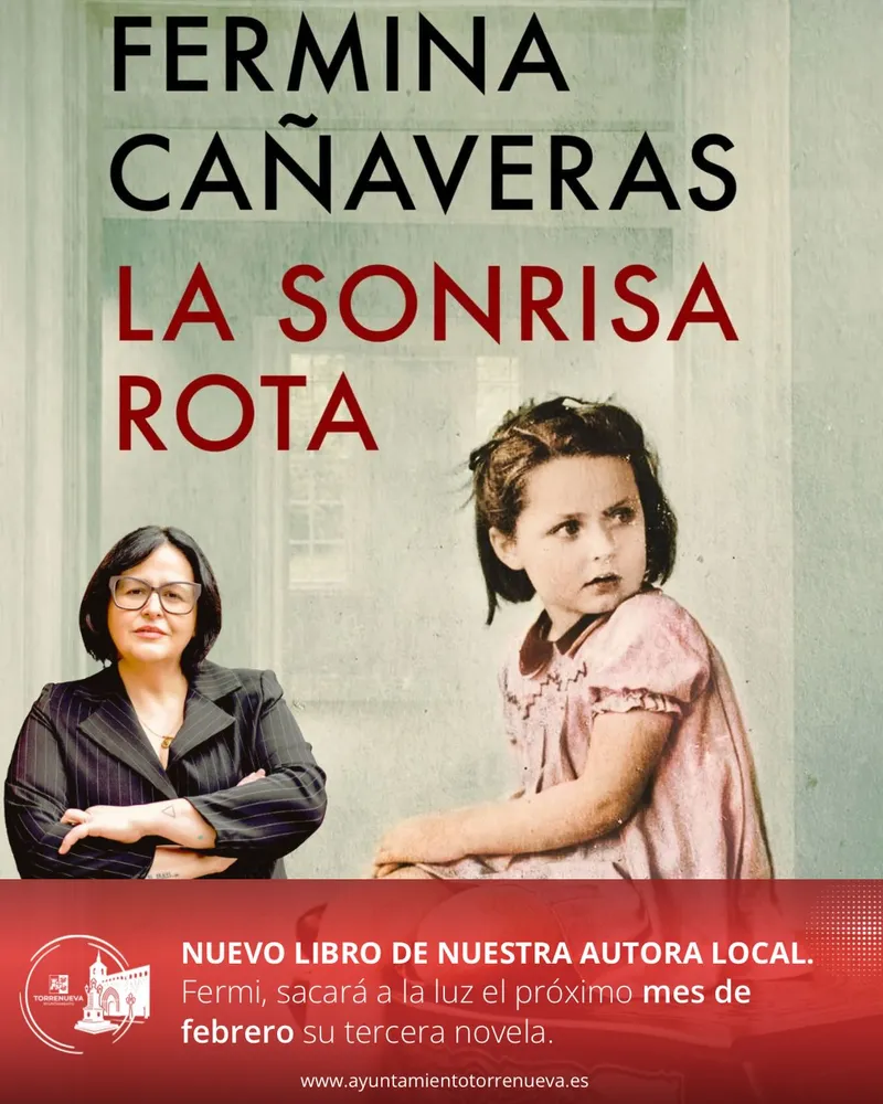 Fermi Cañaveras presenta su nueva novela 'La sonrisa rota' en Torrenueva