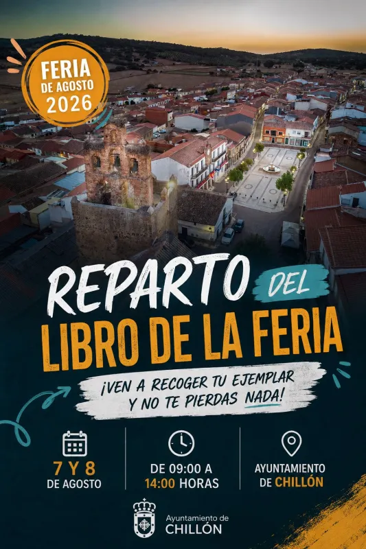 Chillón presenta el libro de la Feria de Agosto 2026 con toda la programación