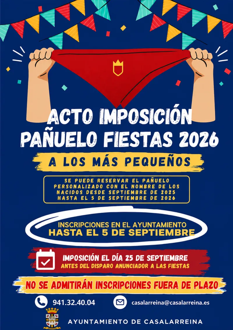 Casalarreina abre inscripciones para el concurso de portadas de sus fiestas 2026
