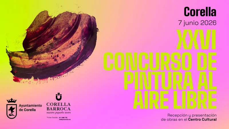 Corella celebra su XXVI Concurso de Pintura al Aire Libre el 7 de junio