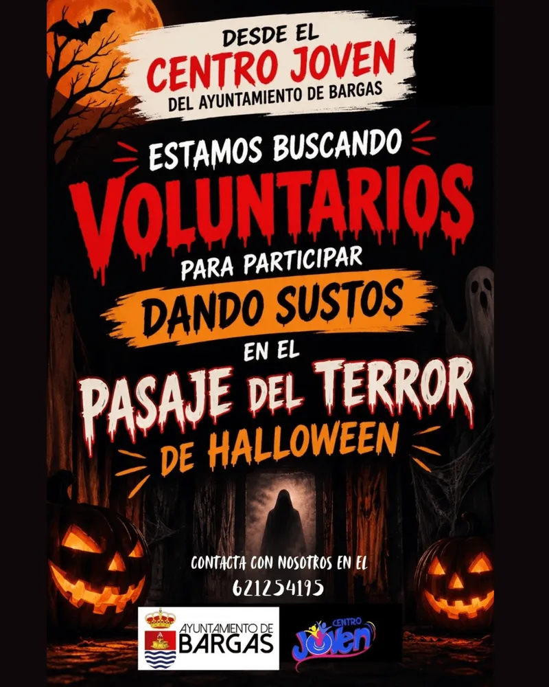 Bargas busca voluntarios para dar vida al Pasaje del Terror de Halloween