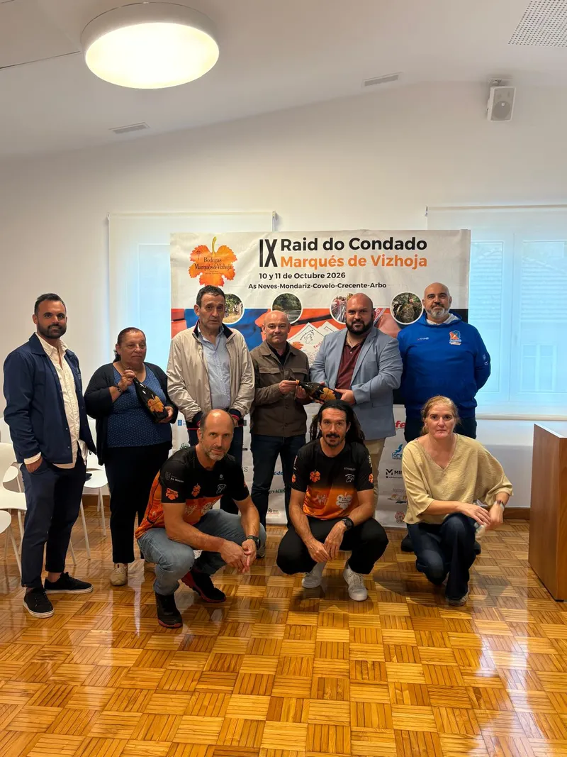 El IX Raid Cornelios-Bodegas Marqués de Vizhoja une a deportistas de toda España en Arbo y As Neves