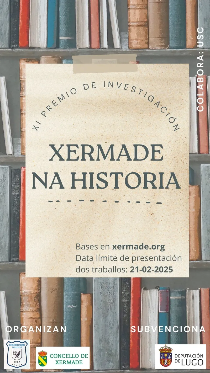Xermade convoca el XI Premio de Investigación sobre su patrimonio etnográfico y cultural