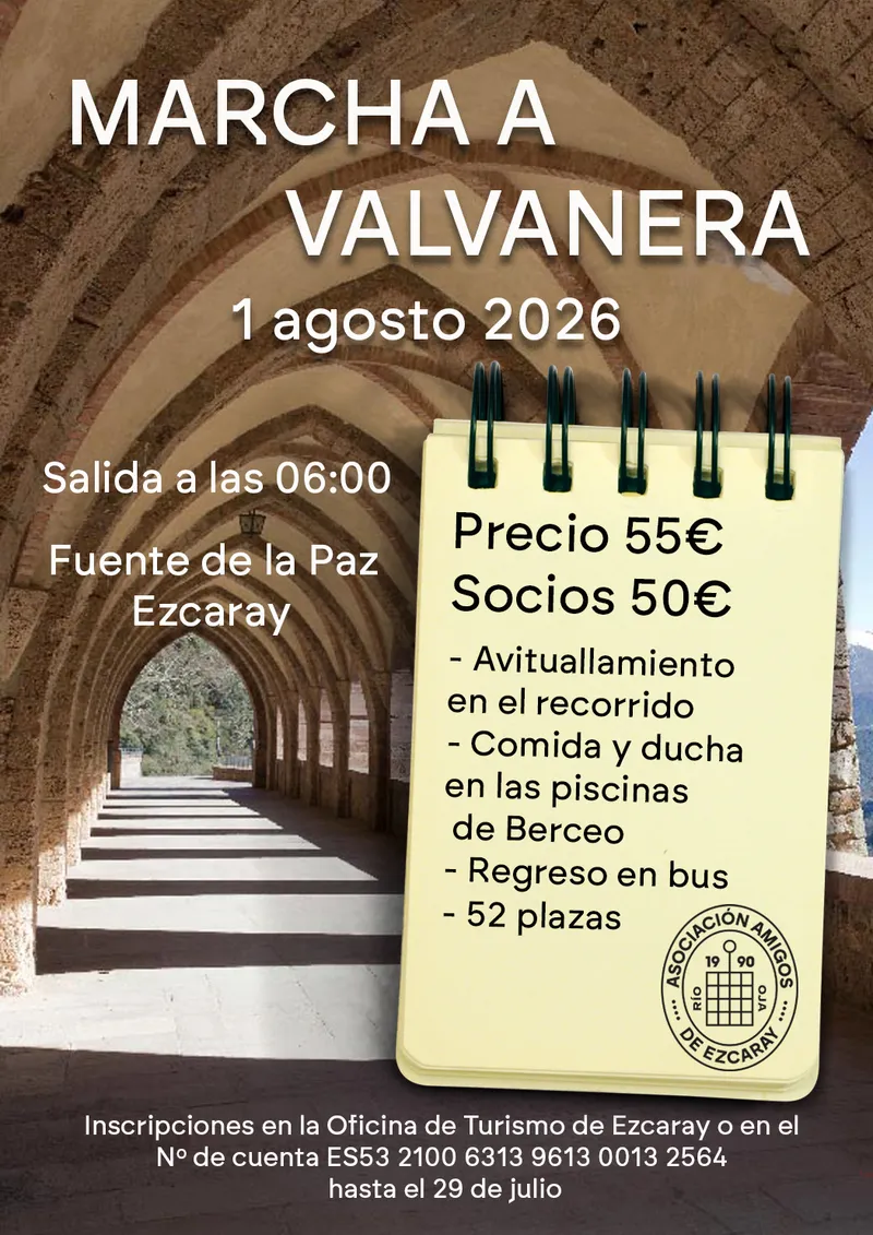 Marcha a Valvanera desde Ezcaray: inscripción abierta hasta el 29 de julio