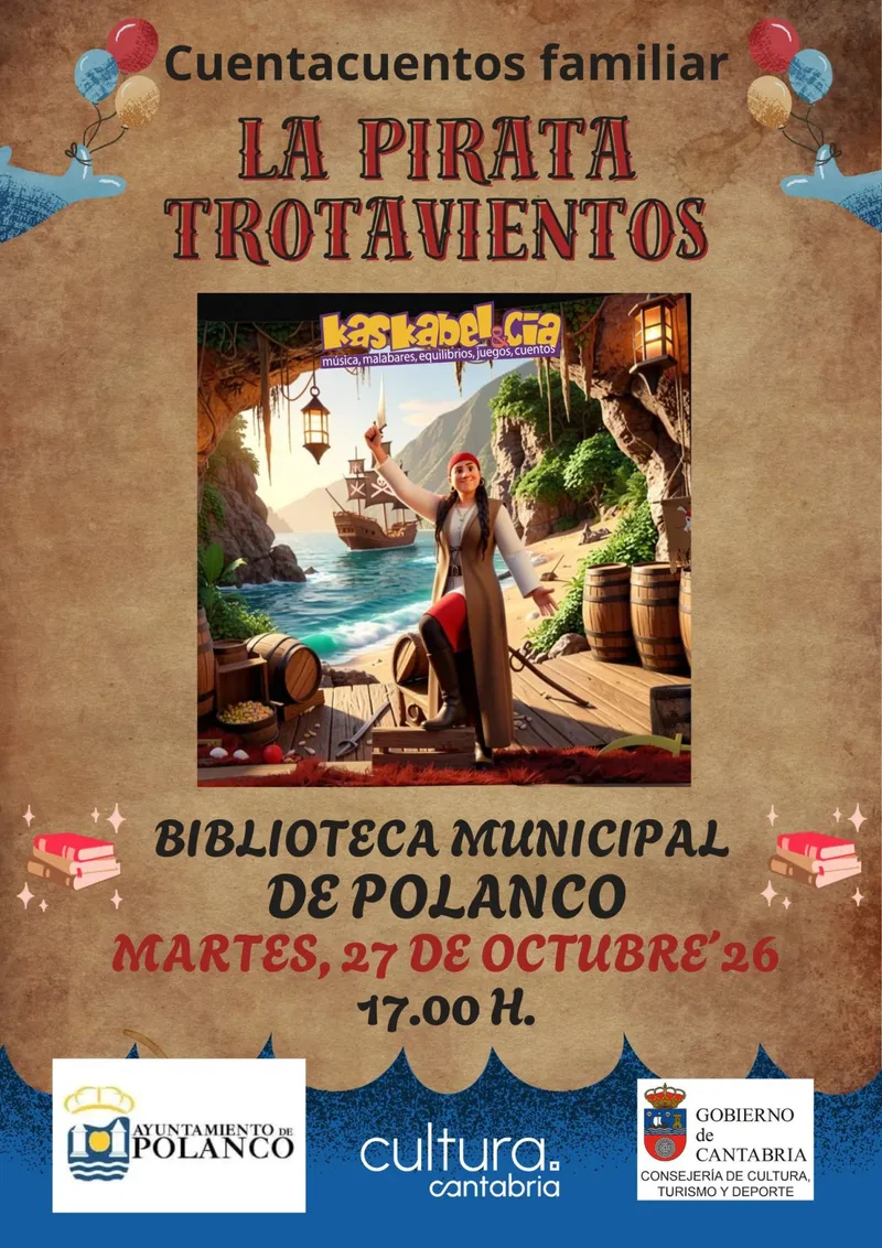 Cuentacuentos familiar en la Biblioteca José María de Pereda de Polanco