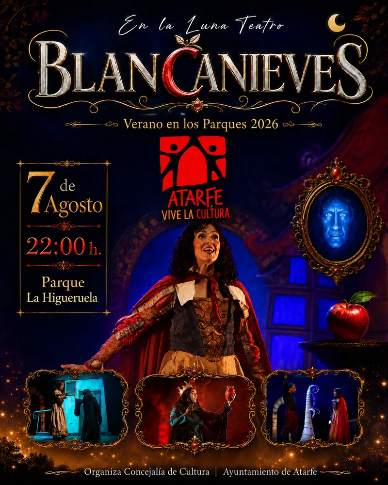 Blancanieves ilumina el verano de Atarfe con teatro al aire libre
