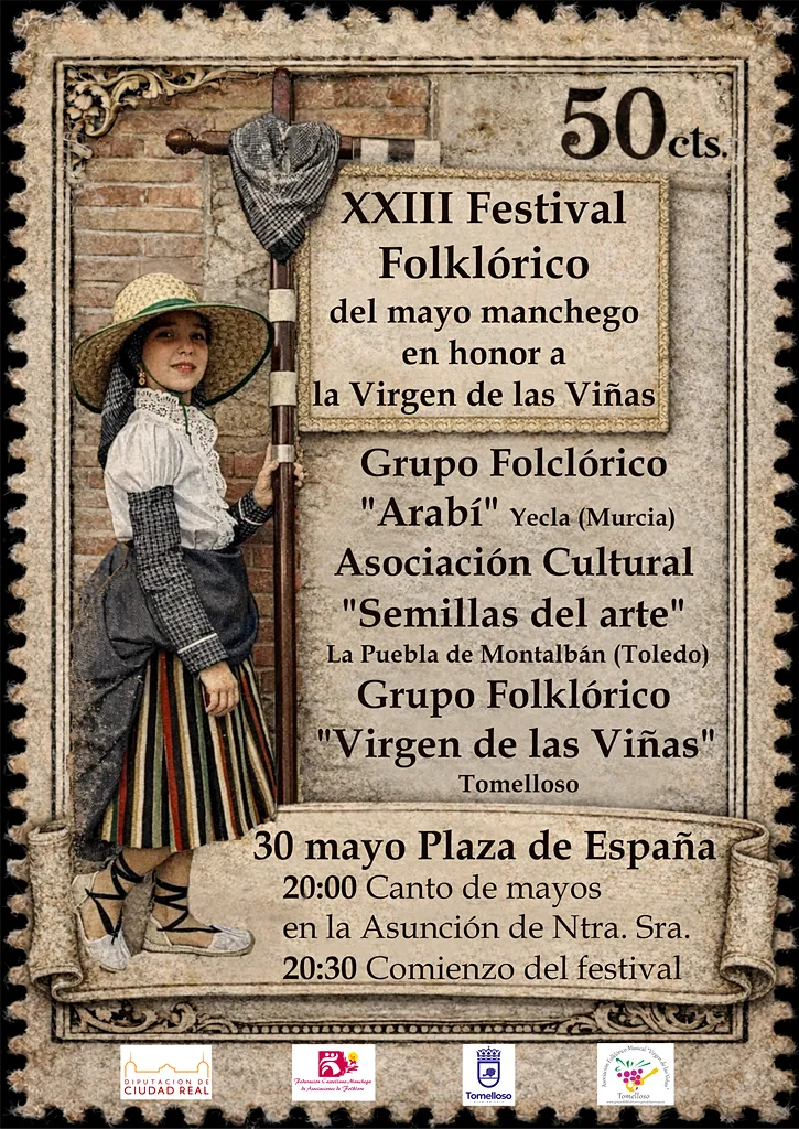 Tomelloso celebra el XXIII Festival Folklórico del Mayo Manchego