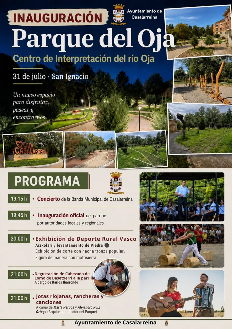 Casalarreina inaugura un nuevo parque infantil el 31 de julio