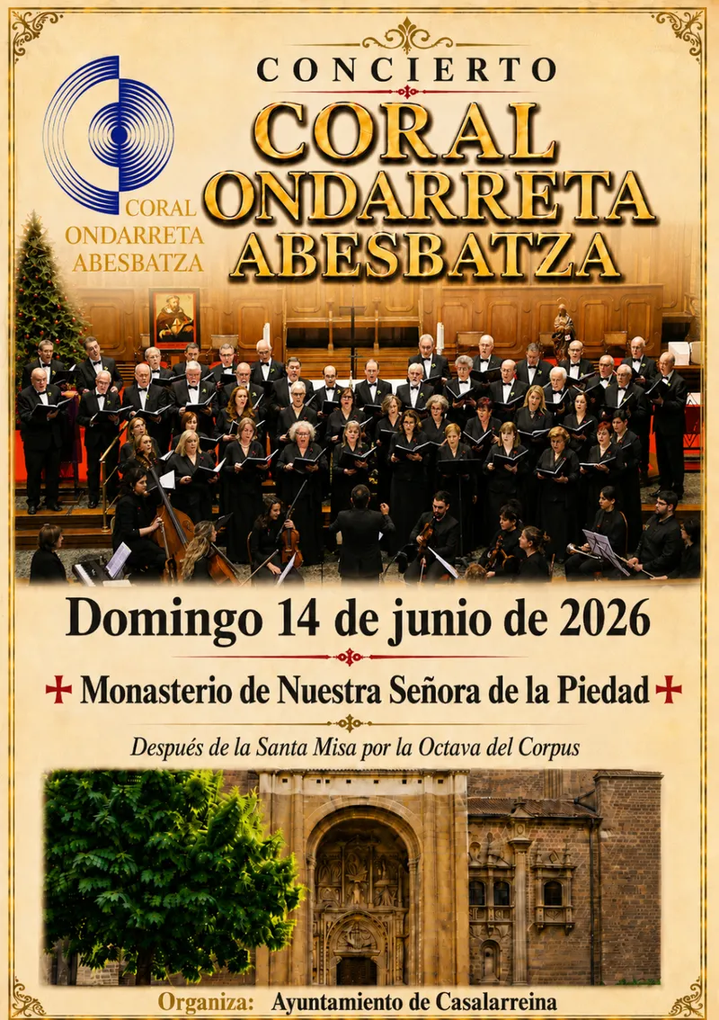 Casalarreina celebra la Octava del Corpus con un concierto coral
