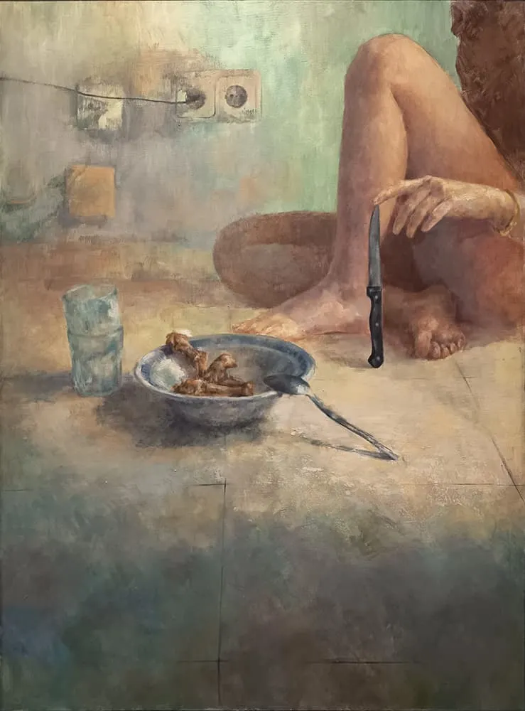 Irene Martínez Ríos gana el LXI Certamen de Pintura Local de Ubrique con 'Sobras'