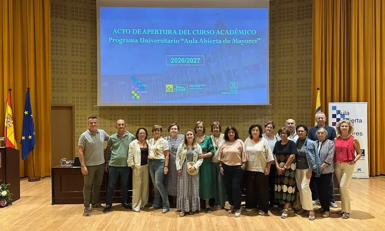 Casariche inicia el curso académico del Aula Abierta de Mayores de la UPO