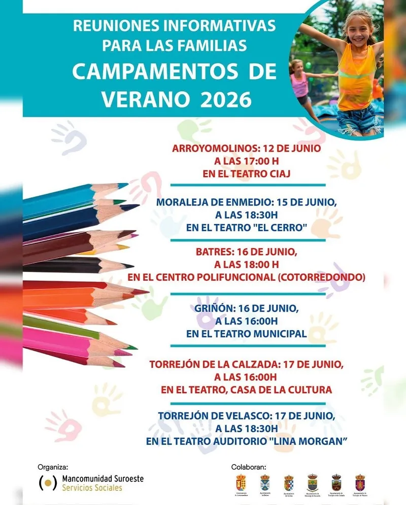 Batres convoca reunión informativa sobre campamentos de verano 2026