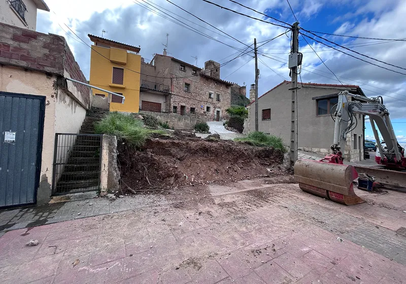 Clavijo renueva la Calle Subida al Castillo con fondos europeos