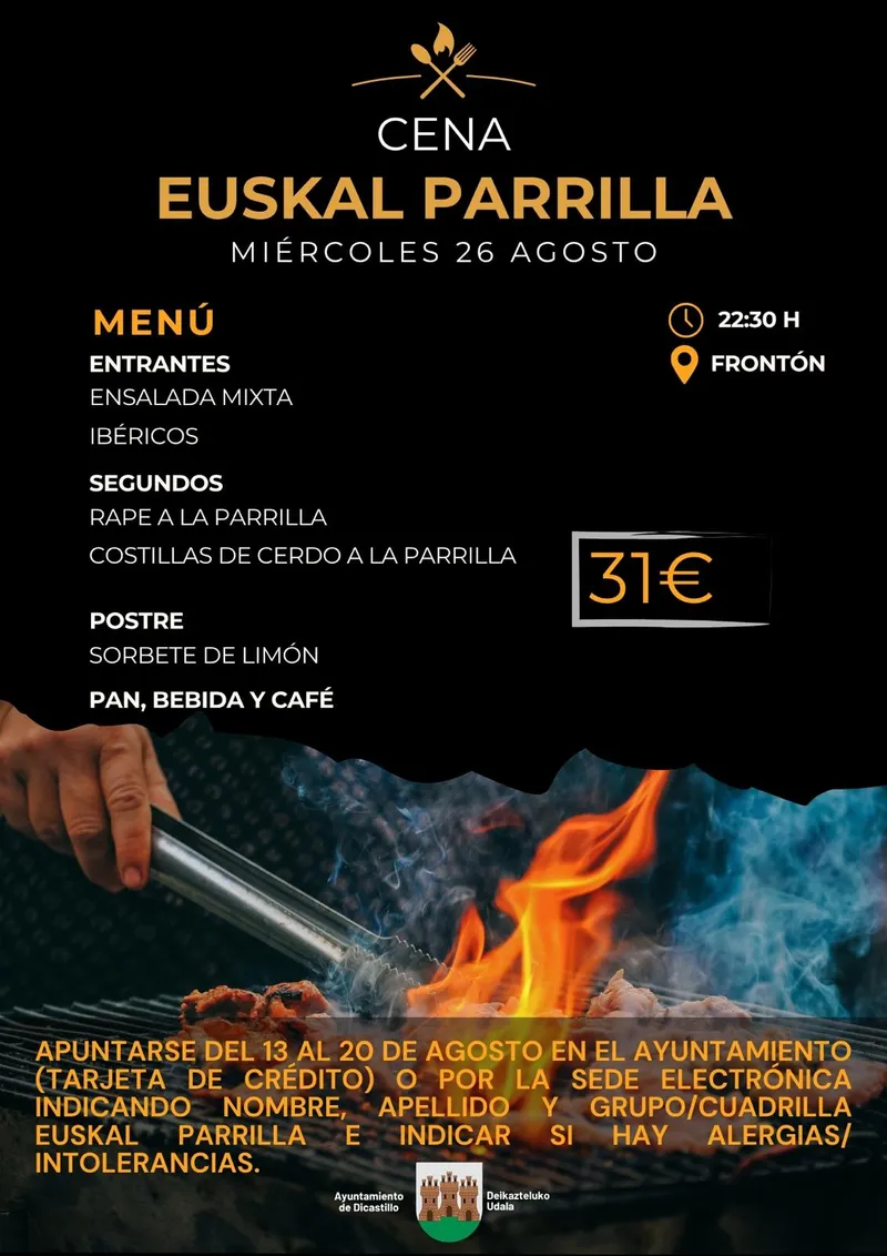 Dicastillo desvela su programa de fiestas patronales y actividades culturales de agosto