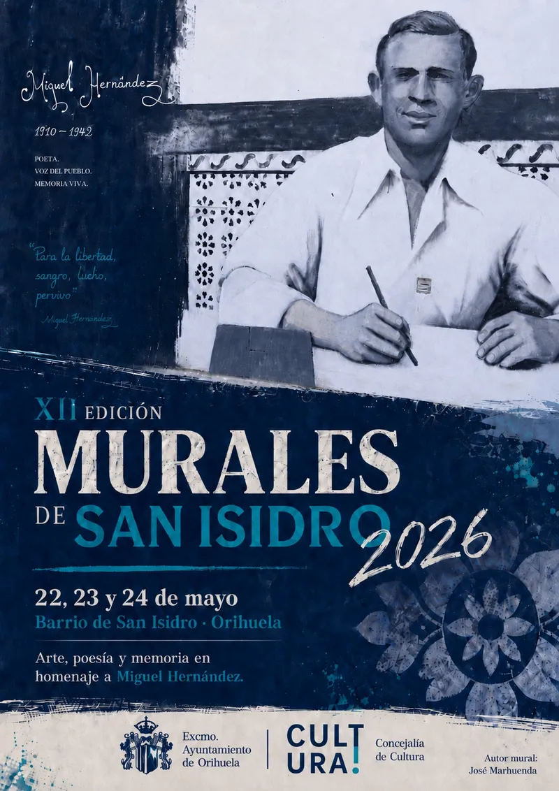 Orihuela celebra 'Murales de San Isidro 2026' con arte, música y actividades familiares