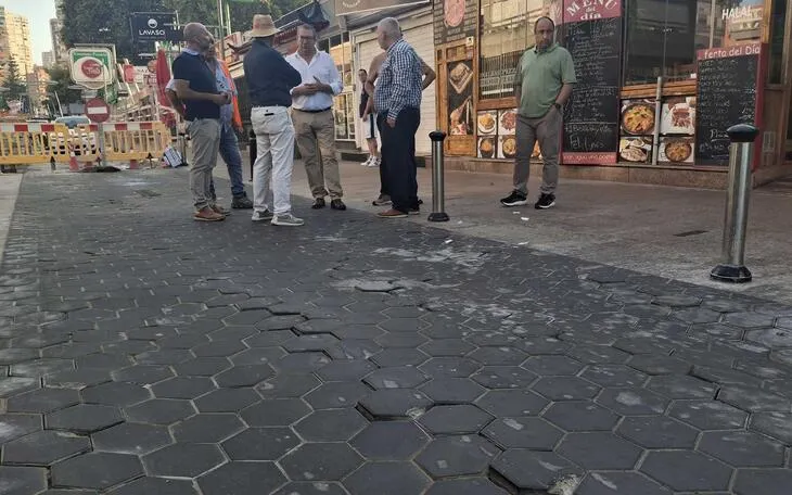 Benidorm renueva el pavimento de la calle Sacerdote Juan Andrés Rodríguez Serrano