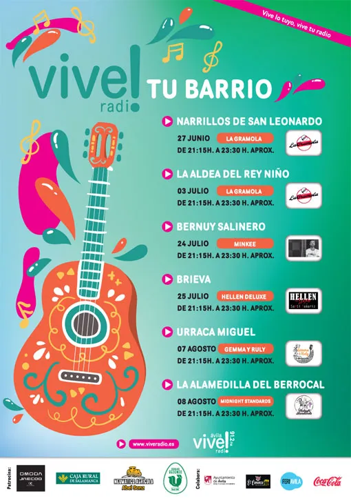 Ávila lleva la música a los barrios anexionados con la iniciativa 'Vive tu barrio'