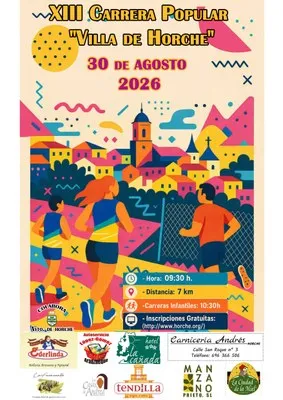 Horche abre inscripciones gratuitas para su XIII Carrera Popular el 30 de agosto