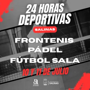 Salinas celebra las '24 horas deportivas' con fútbol sala, pádel y frontenis