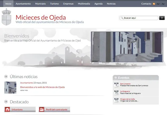 Micieces de Ojeda estrena portal municipal para informar a sus ciudadanos