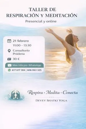 Prádena organiza un taller de meditación y respiración para mejorar el bienestar