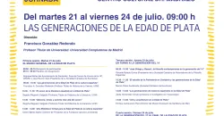 Santander acoge un curso de verano sobre la Edad de Plata de la cultura española