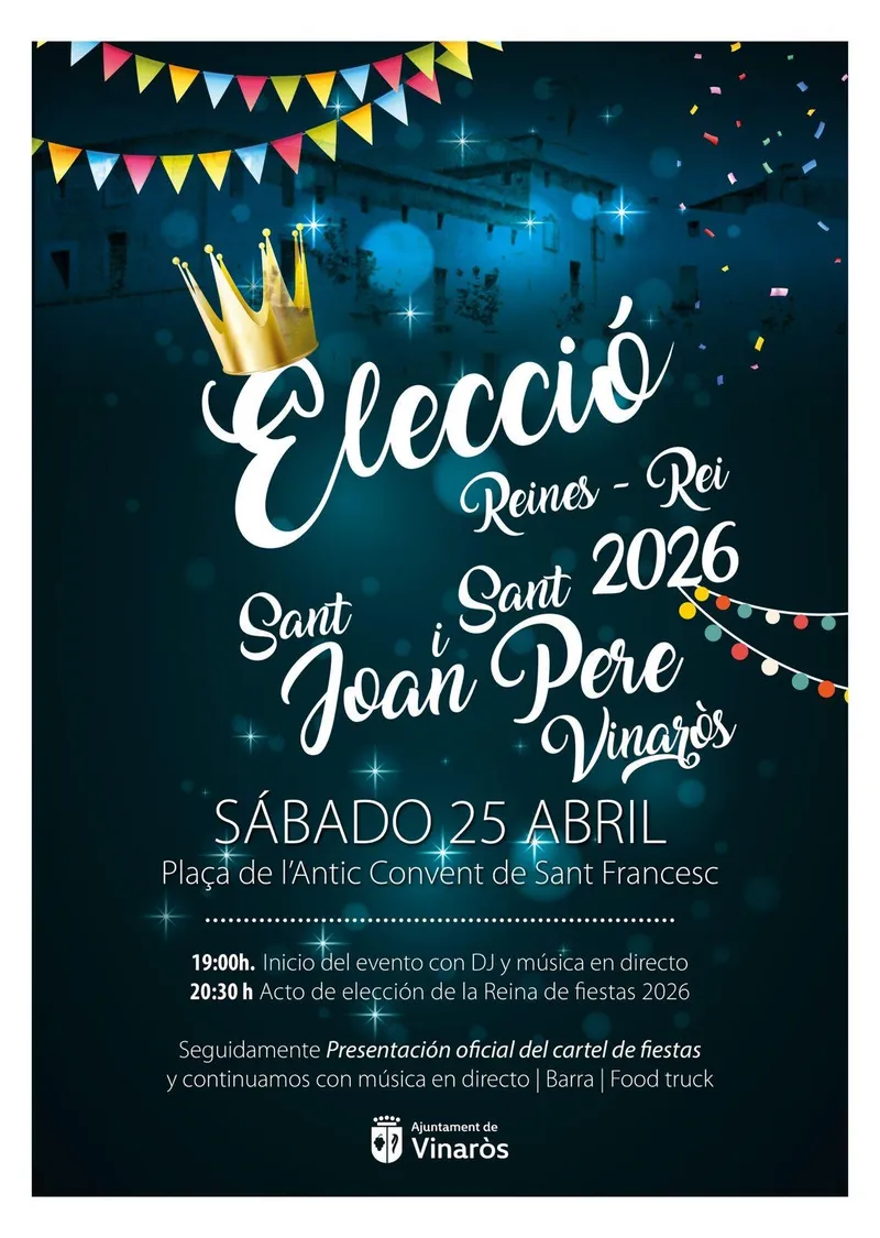 Vinaròs elige sus representantes para las Fiestas de Sant Joan i Sant Pere 2026