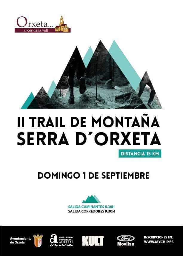 Orxeta celebra su II Trail Serra d'Orxeta con un recorrido renovado y fiesta popular