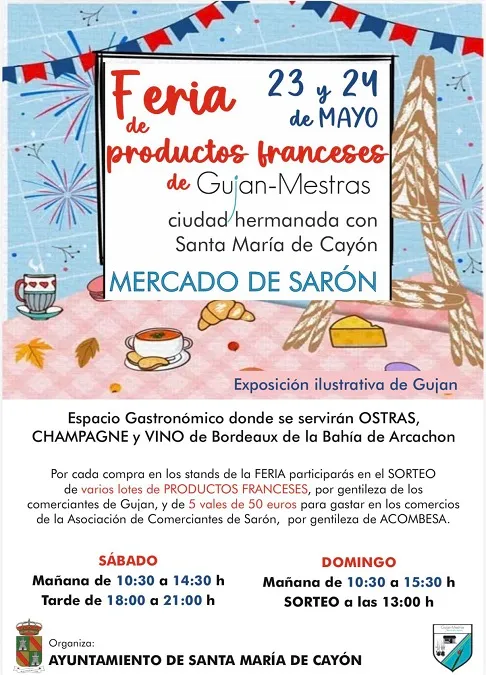 Santa María de Cayón celebra la Feria de Productos Franceses de Gujan-Mestras