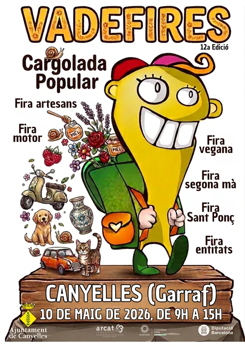 Canyelles celebra la doceava edición de VADEFIRES con gastronomía, motor y artesanía