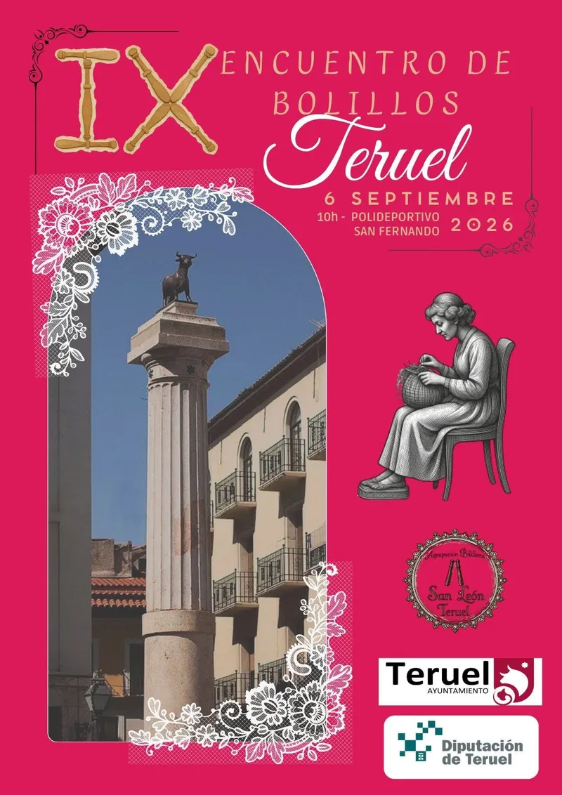 Teruel celebra el IX Encuentro de Bolillos en el Polideportivo San Fernando